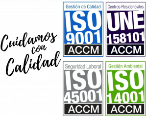 Certificaciones ISO - ir a Cuidamos con calidad